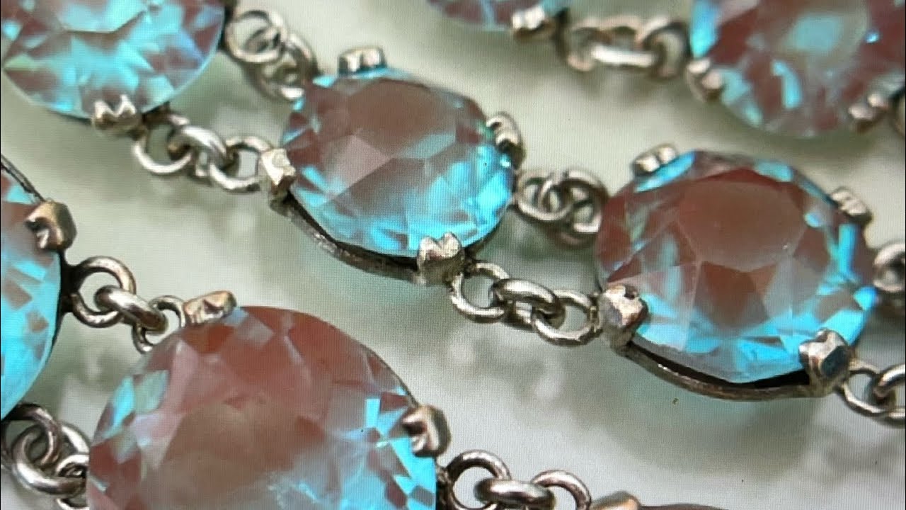 # 393 Сапфириты - сапфирины! Сокровища с блошиного рынка! Saphiret- saphirene! Vintage jewelry! 