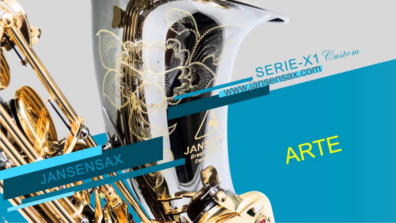 Sax Tenor Serie-X1 Custom Profissional Black ONIX JANSENSAX