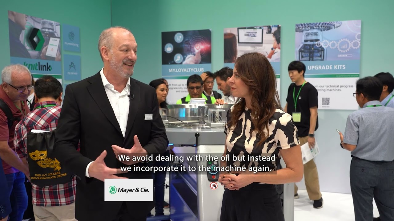 Mayer & Cie. ITMA 2023 presentation of machines and smart solutions
