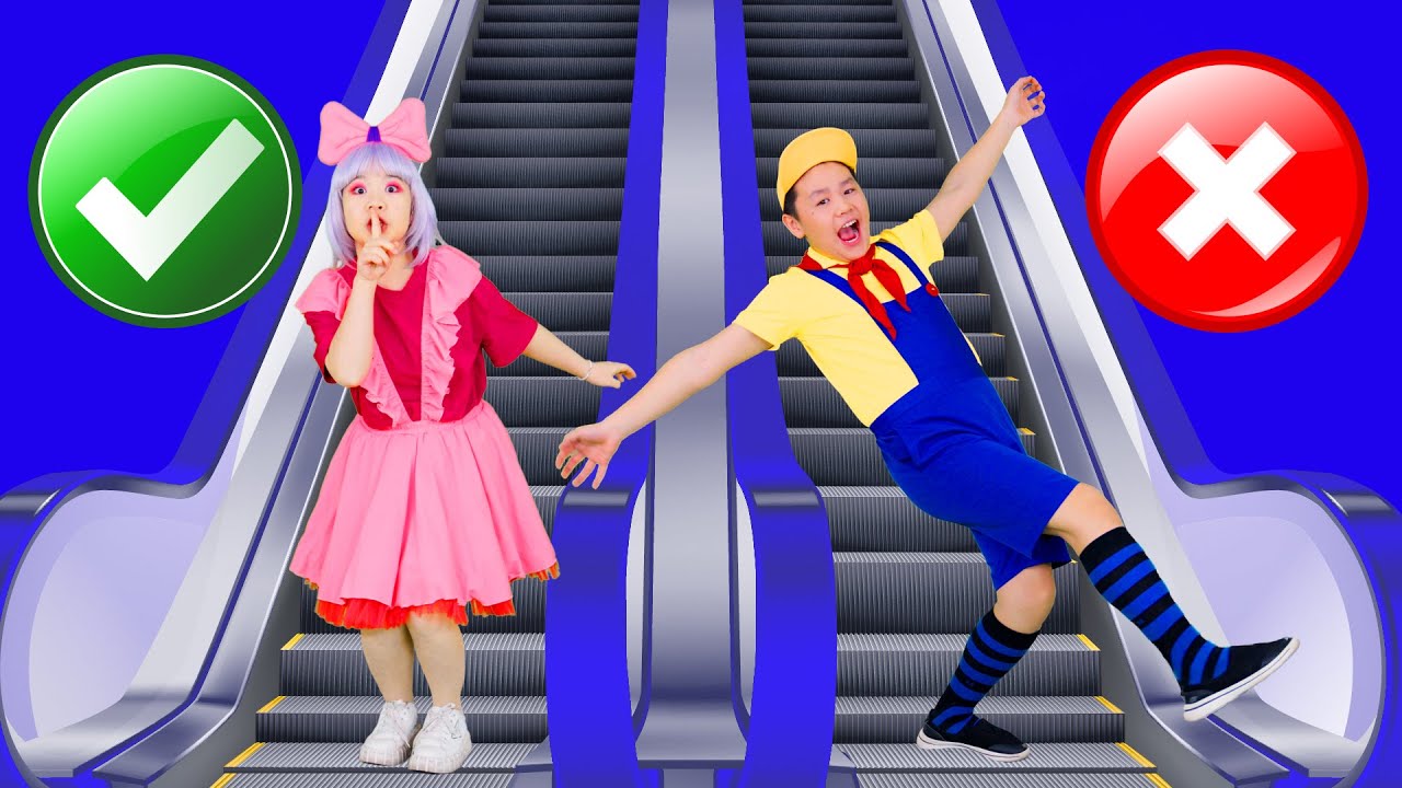Take the Escalator Song | Kids Funny Songs