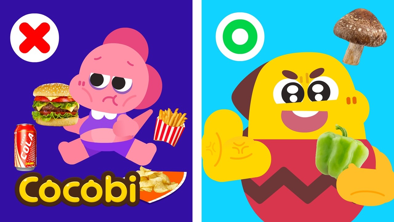 Tidak Boleh Pilih-pilih Makanan!🥦🥕 | Lagu Anak-anak | Kids Songs | Cocobi