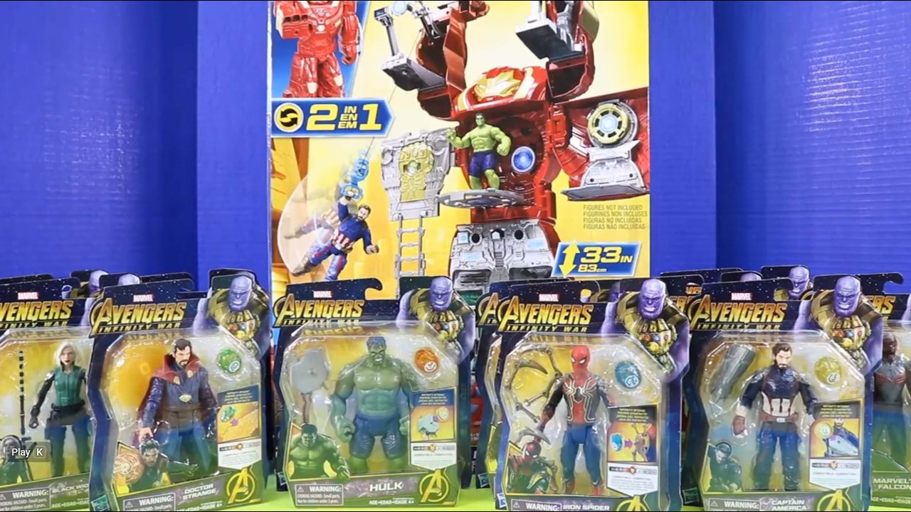 Marvel Avengers Infinity War Hulkbuster HQ Playset With Superhero Toy - Just4fun290 Original Videos