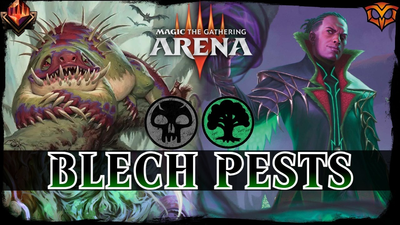 Проблемы с вредителями BLECH | MTG Arena Witherbloom Bats Pests MYTHIC STRIXHAVEN Standard Deck
