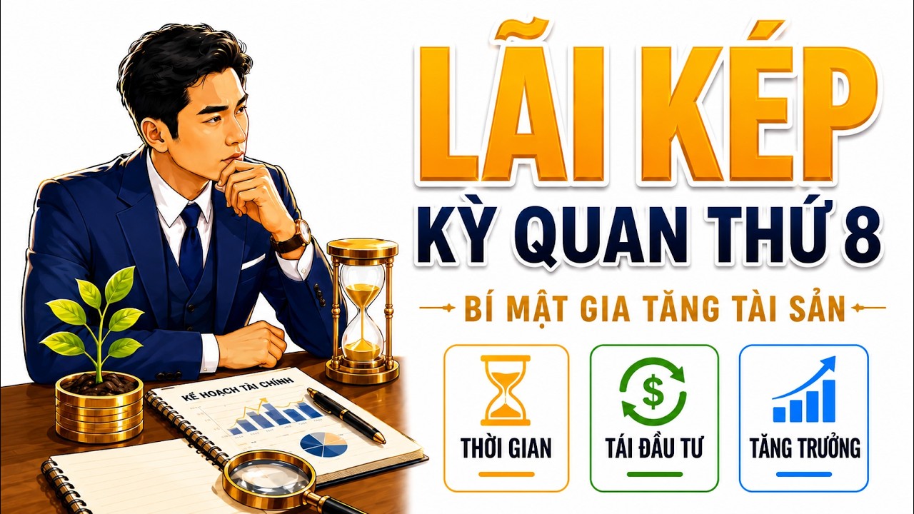 Tại sao lãi kép được gọi là kỳ quan thứ 8 của nhân loại ? | TƯ DUY TÀI CHÍNIH ĐỈNH CAO