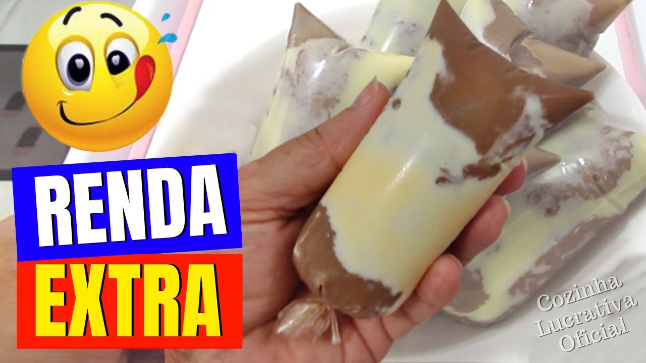 GELADINHO GOURMET DE CHOCONINHO/BASE CREMOSA SEM CRISTAIS DE GELO