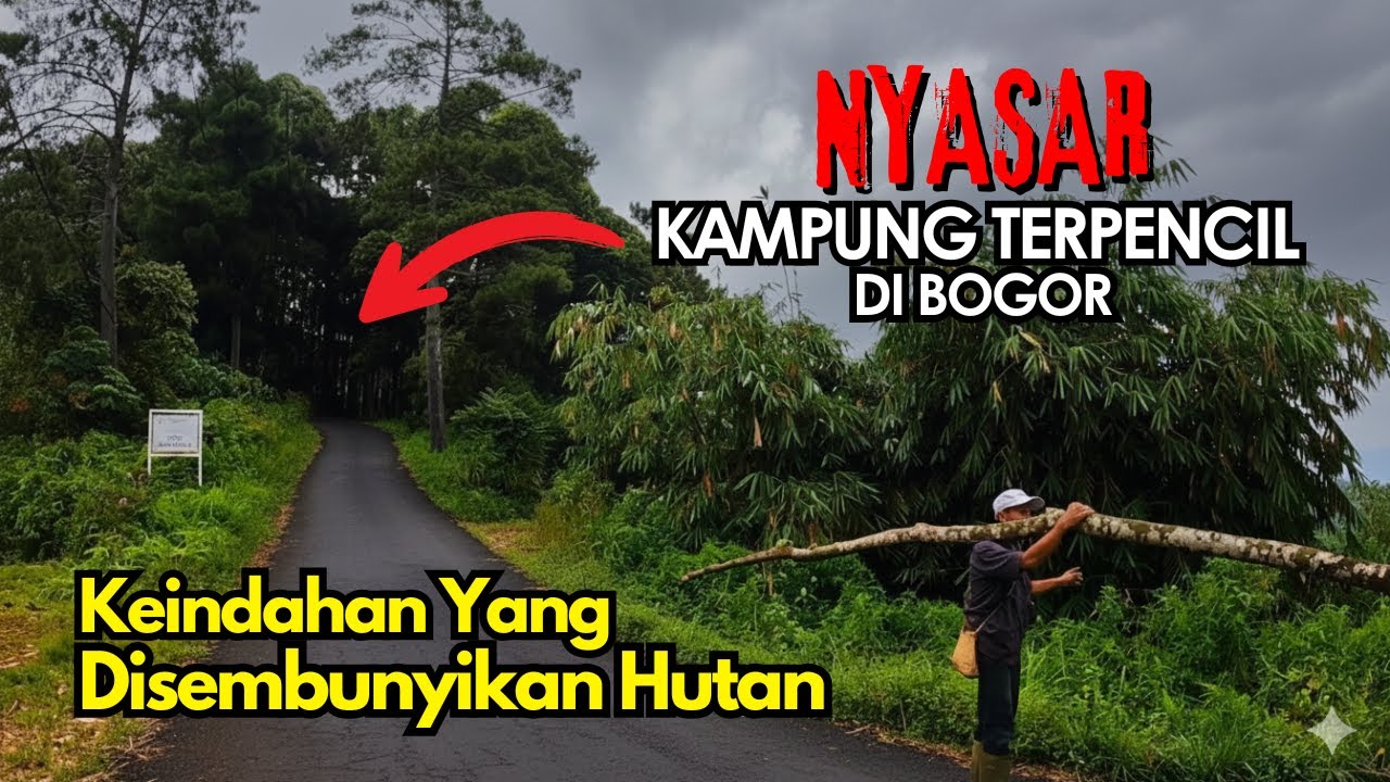 Kampung Terpencil di Bogor‼️ Keindahan Yang Disembunyikan Hutan