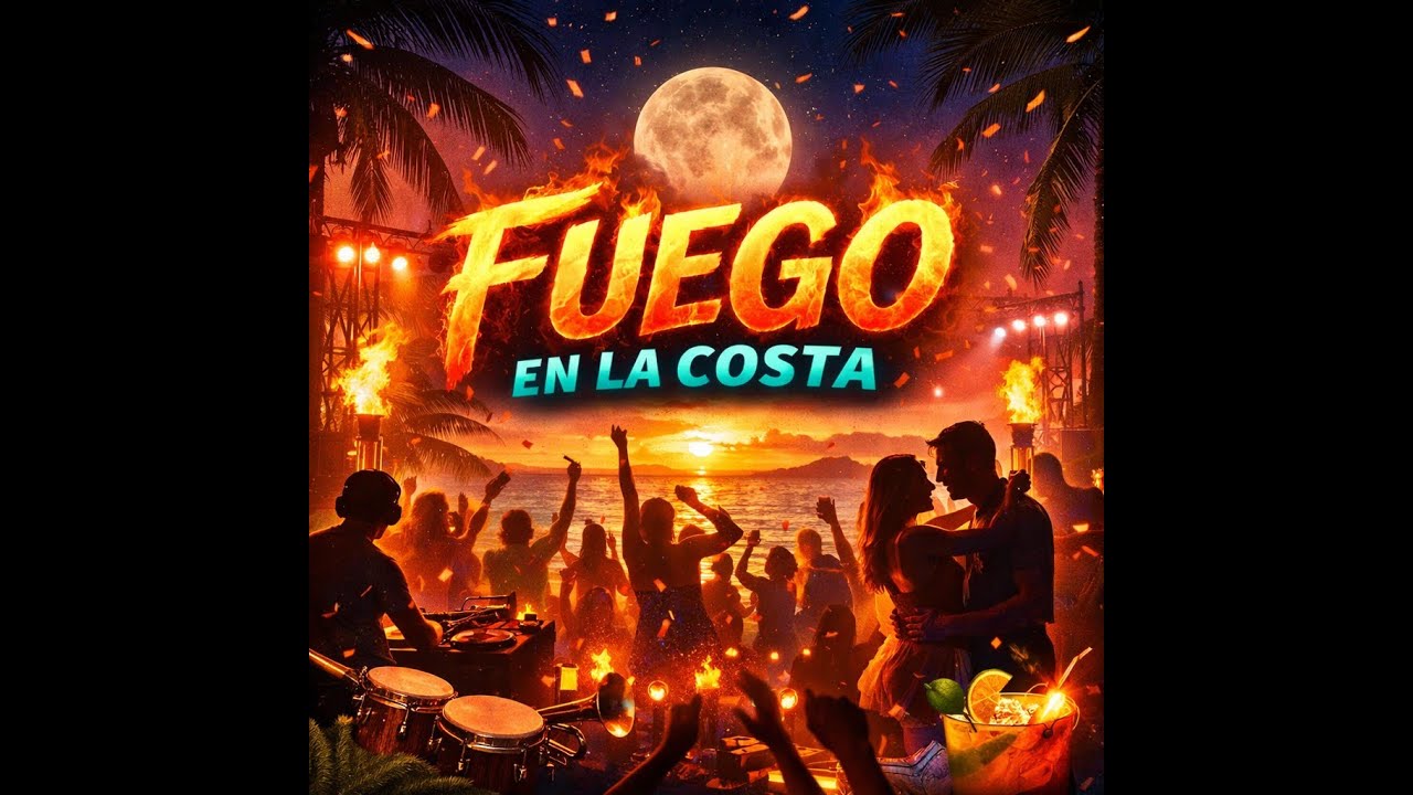 Fuego en la Costa — Latin Dance • Tropical Cumbia • Beach Party Energy