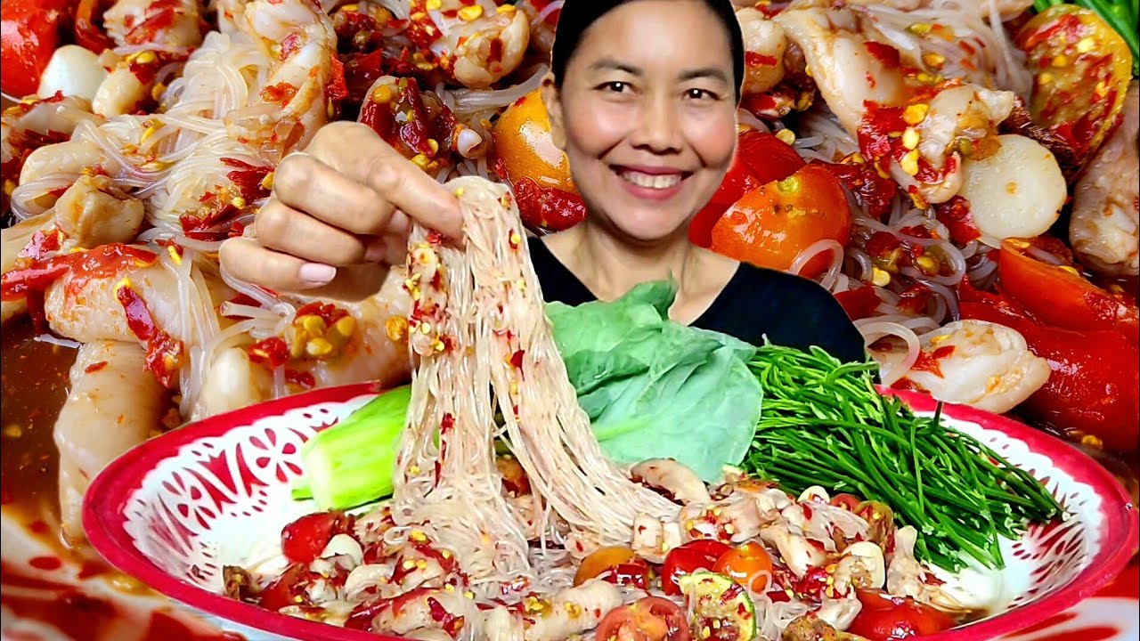 ตำซั่วแหนมเอ็นข้อไก่ฮ่องเต้ แซ่บแสบทรวงคือเก่าจ้า 16-03-69