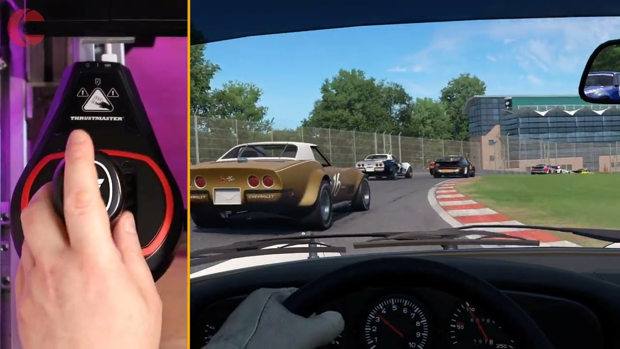Thrustmaster TH8S shifter in action!