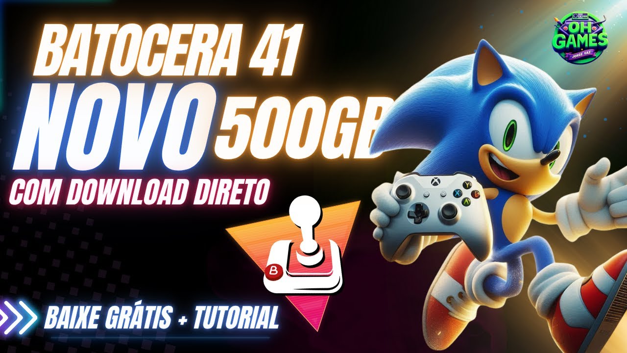 Incrível Batocera 41 de 500GB para PC e Steam Deck: Download Direto e Tutorial Completo!