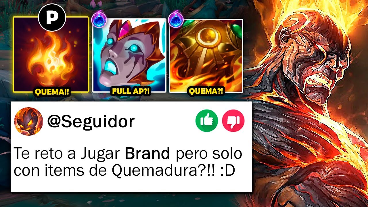 Brand pero con la build de quemadura definitiva y la pasiva derrite el 100% de vida