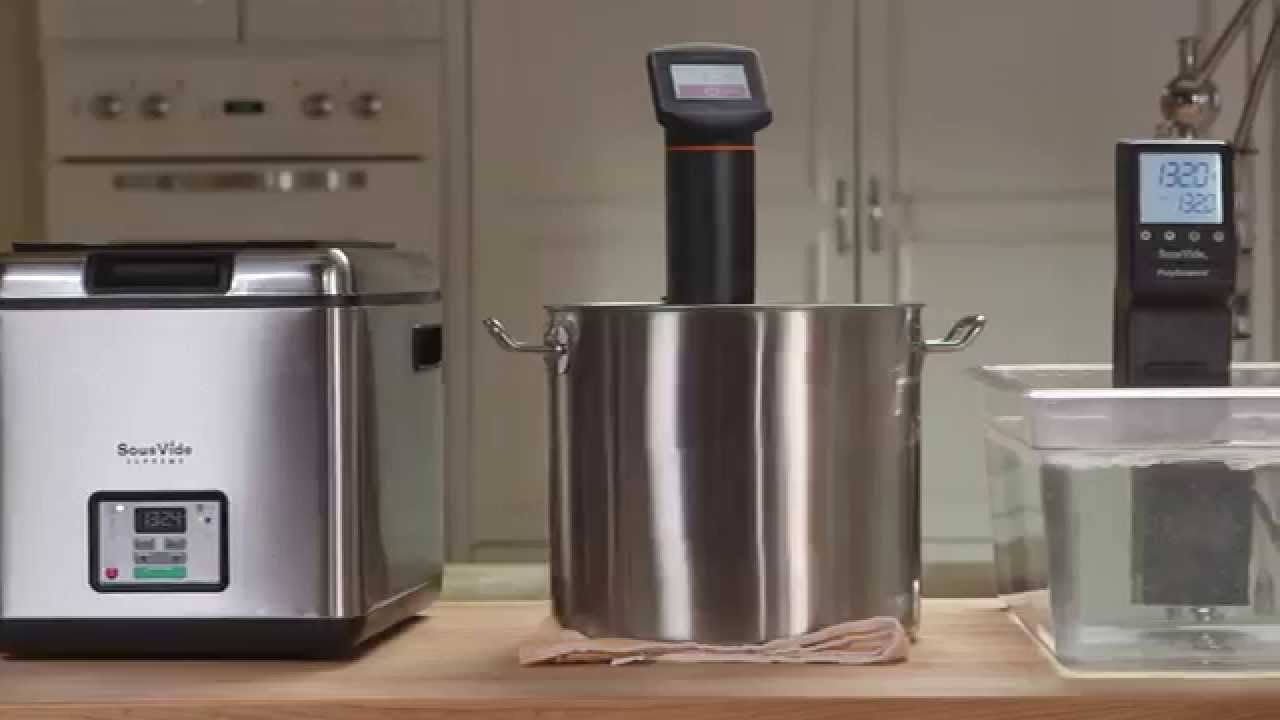 Compare SousVide Supreme Water Ovens vs. Immersion Circulators