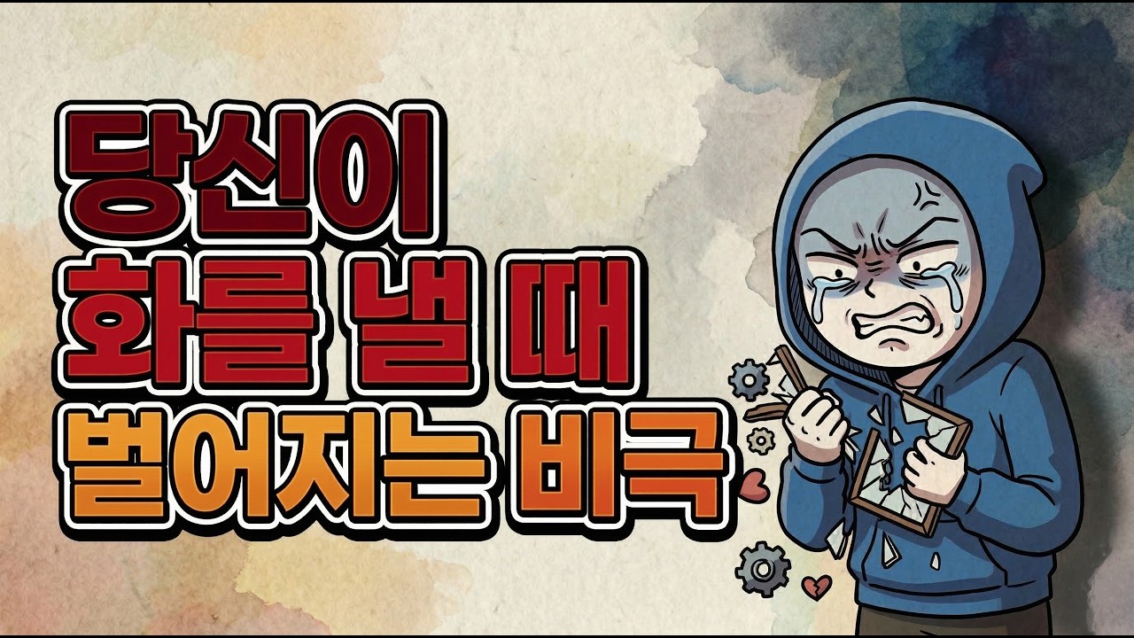 당신이 화를 낼 때 벌어지는 비극 -  칼날의 방향이 바뀌는 순간 #심리학 #분노조절 #슬픔