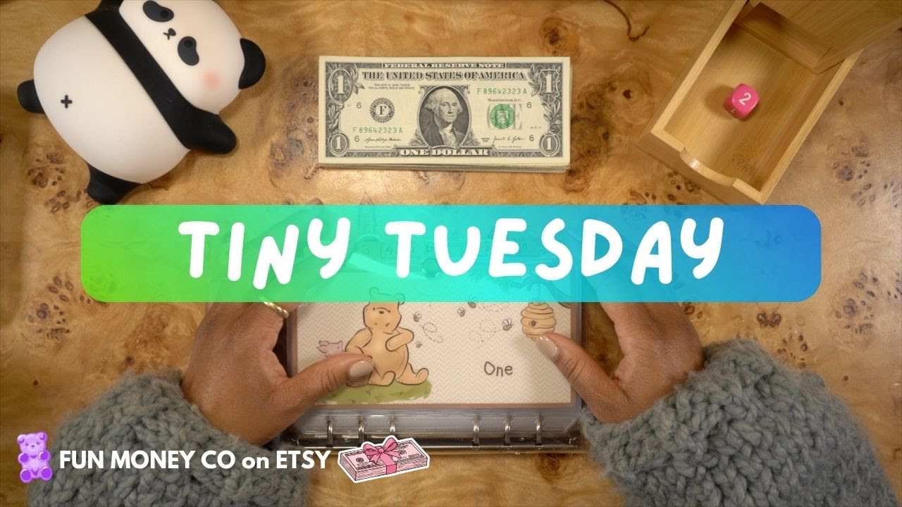 Tiny Tuesday 05 | 100 Tinies Challenge 💵 Saving $1 at a Time