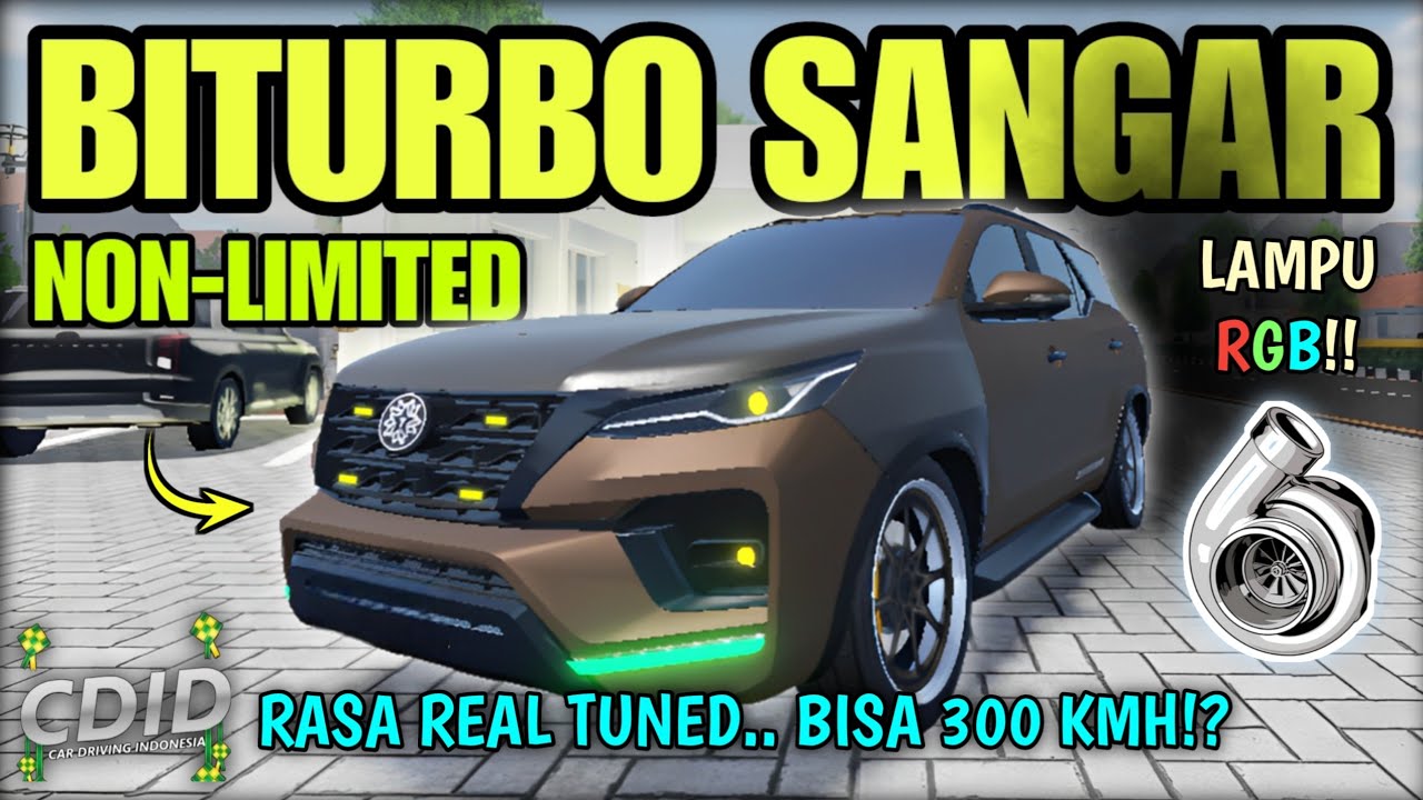 MOBIL NON-GP TIBA² CUMI TEBAL, SUARA BITURBO, LAMPU RGB INI TERBAIK!! | CDID V2.0 Roblox