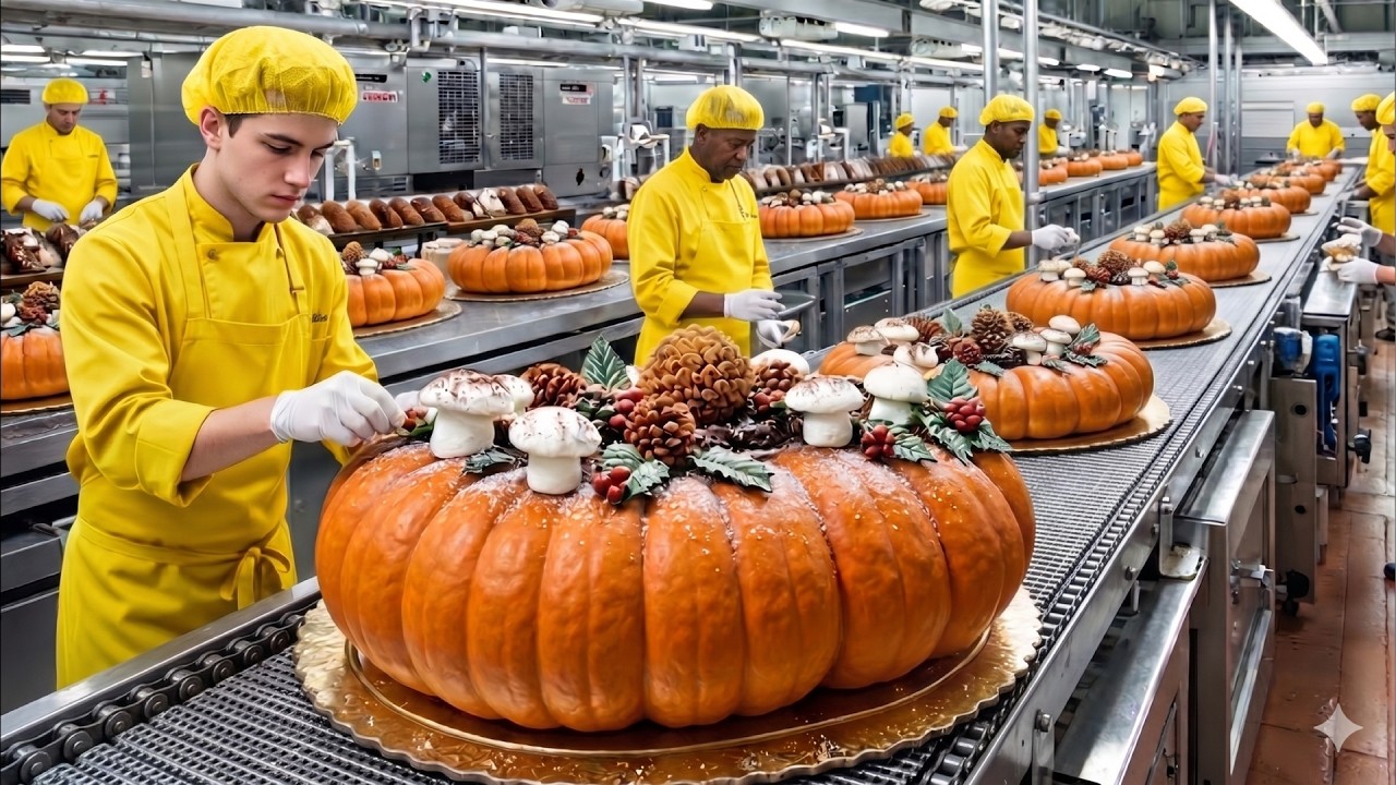 Dentro de la Mega Fábrica de Calabazas: Desde la cosecha hasta el empaque final (Proceso completo)