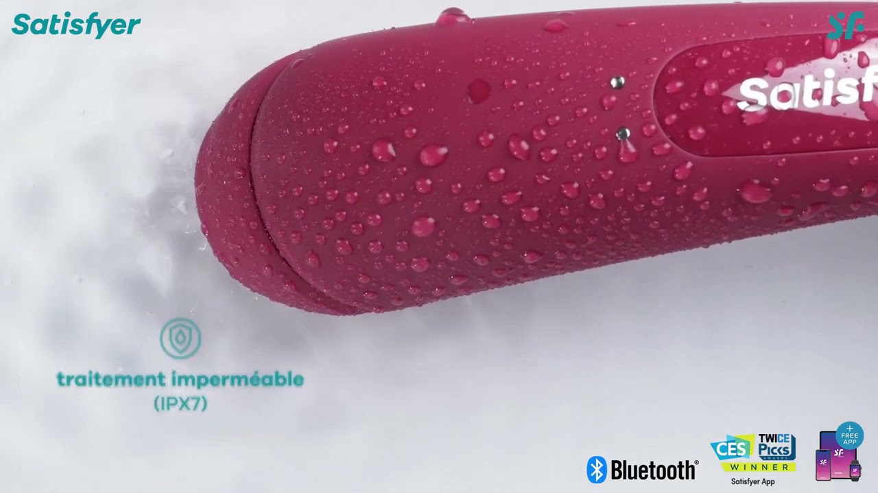 Stimulateur clitoridien &agrave; air puls&eacute; + APP Nouvelle g&eacute;n&eacute;ration SATISFYER