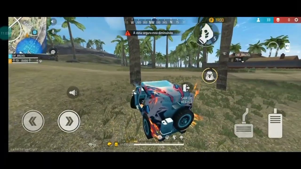 jogando com o Lot da aria azul