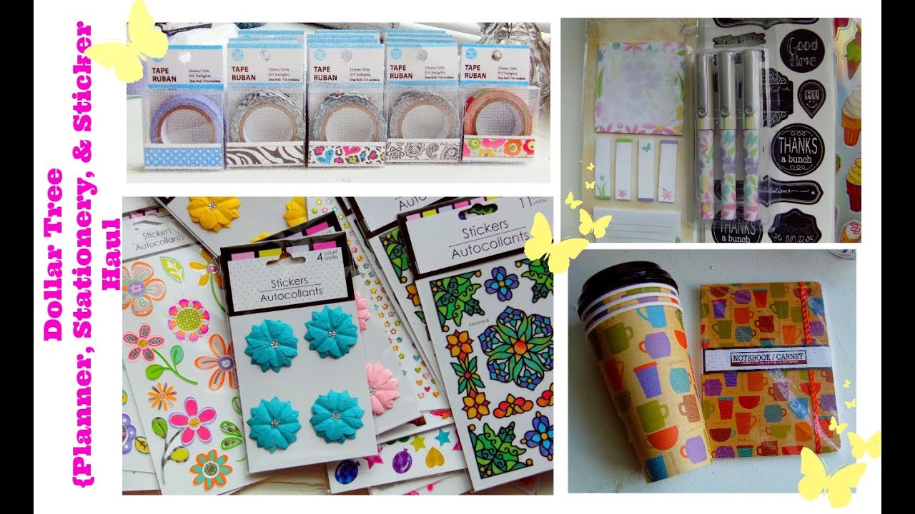 *Awesome* DollarTree Haul {Planner, Stationery, & Stickers}