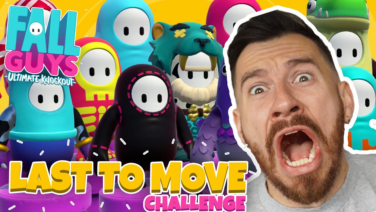 Fall Guys LAST TO MOVE Challenge!! w/ Team ALBOE - Wolfieraps & DeejDesign