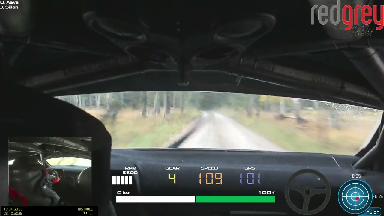 See kord, kui üritasin Rally2 autos kaarti lugeda