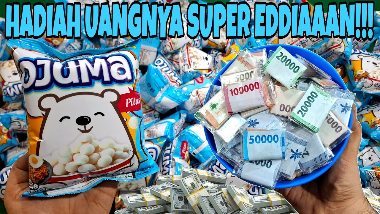 VIRAL!!! HADIAH UANGNYA SUPER EDDIAAAN!!! UNBOXING PILUS OJUMA BERHADIAH