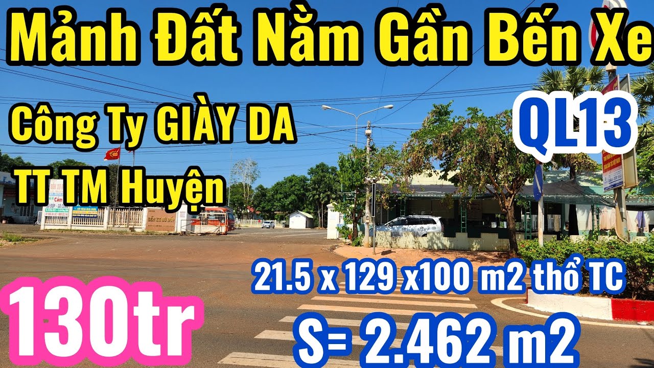 S.76.Mảnh Đất Vườn Nằm QL13 gần Bến Xe. CÔNG Ty. Đẹp Mỹ mản (21.5 x129x100m²)2.462 m²