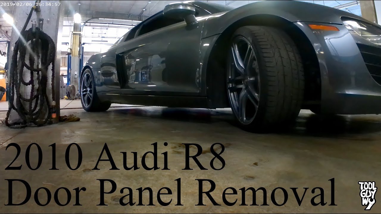 2010 Audi R8 Door panel removal