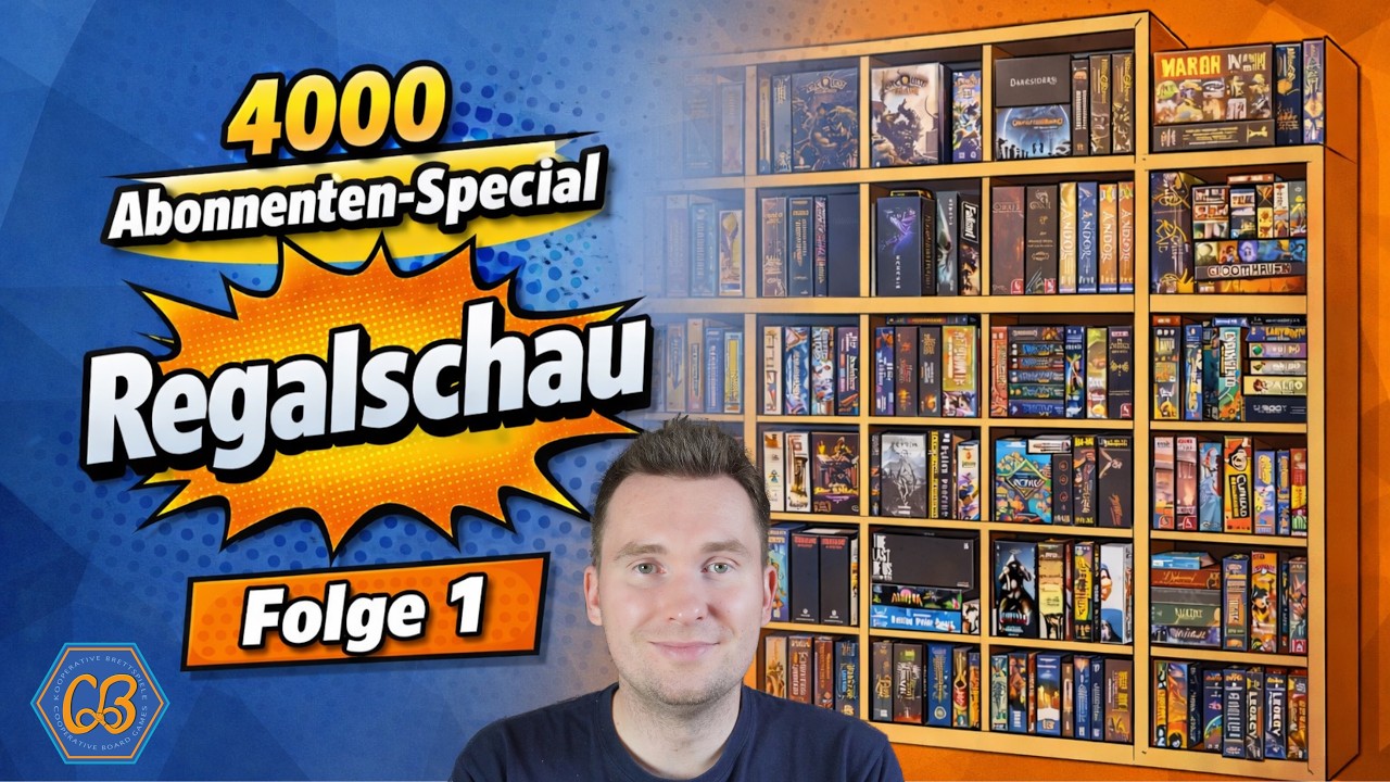 Roomtour durch meine Brettspielsammlung - Folge 1 mit Jette - Spezial zu 4000 Abonnenten