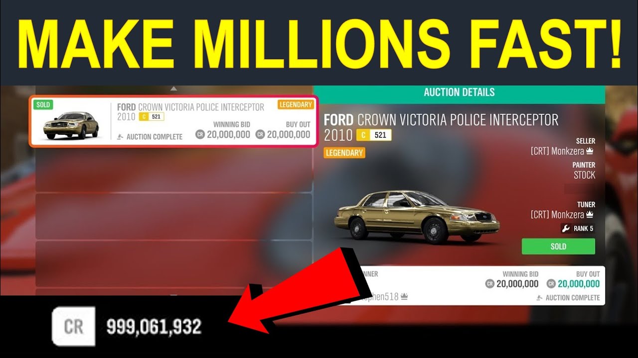 Forza Horizon 4: MAKE MONEY FAST!!! l Every Extinct (Insta-Sell) Car on the Auction House in FH4