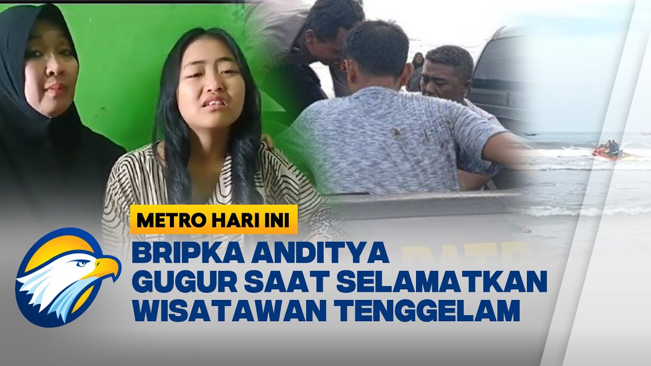 Bripka Anditya Gugur saat Selamatkan Wisatawan Tenggelam di Pangandaran