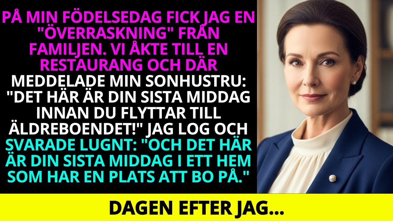 På min födelsedag fick jag en 