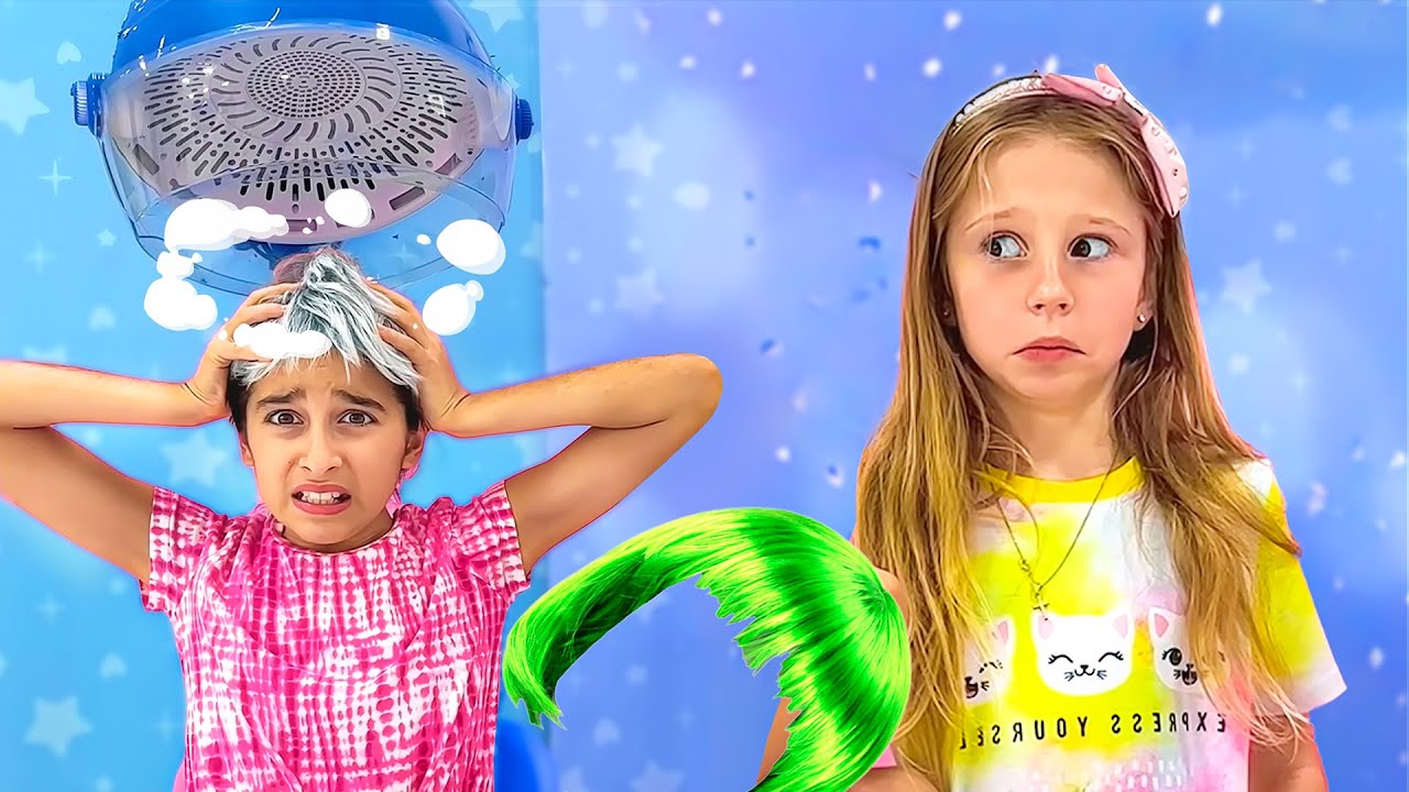 Nastya dan Teman Tantangan Hobi  - Tantangan 1 jam untuk anak-anak