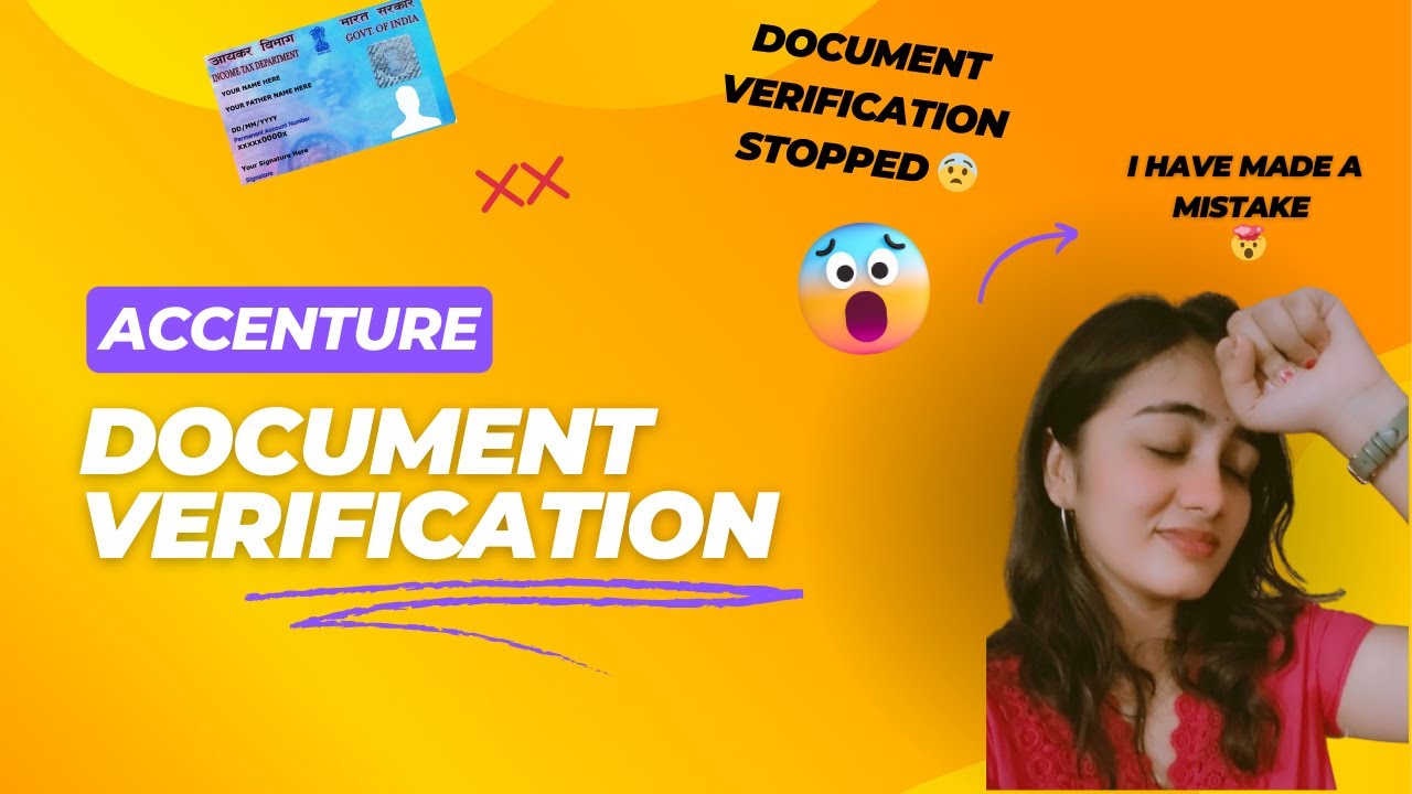 My Accenture Document verification got stopped.
