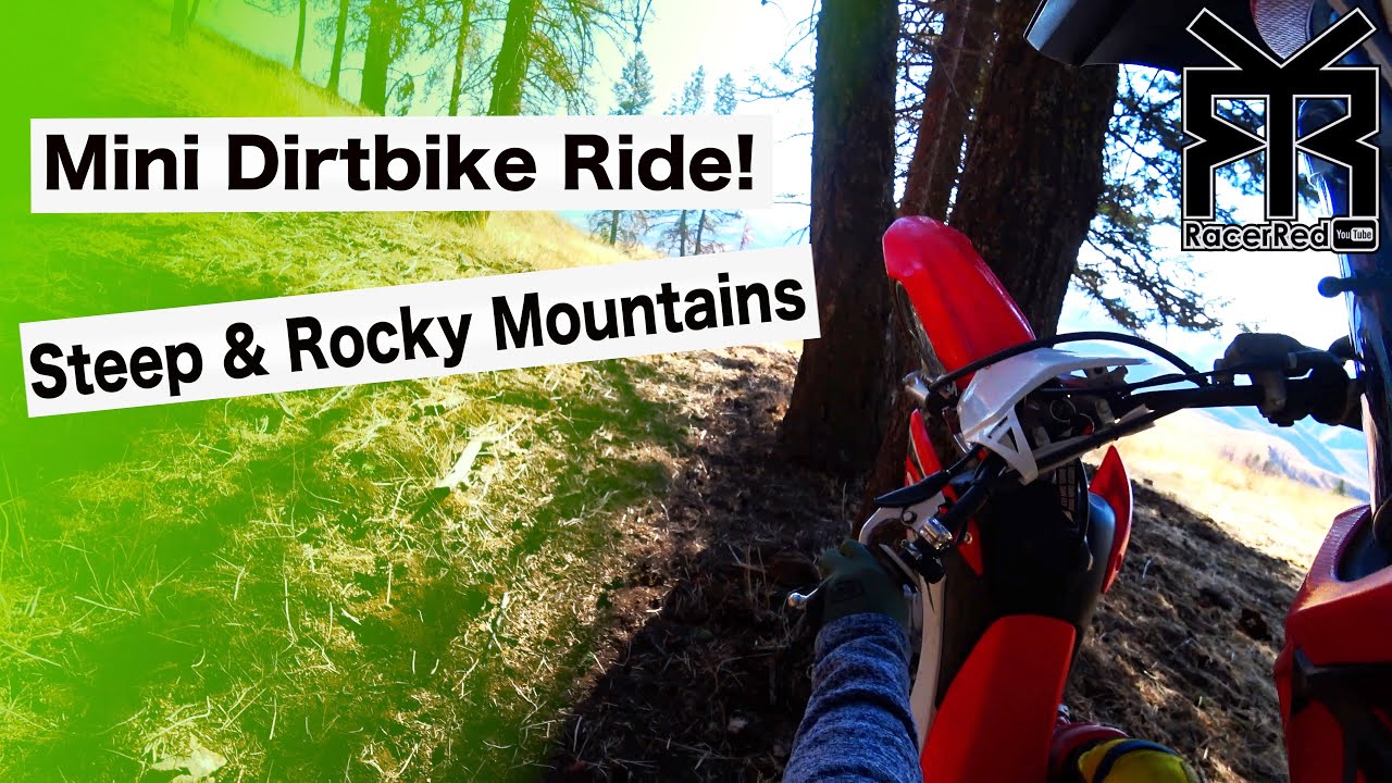 Cambridge Idaho Single Track on a Honda Mini Dirt Bike! (CRF125F)