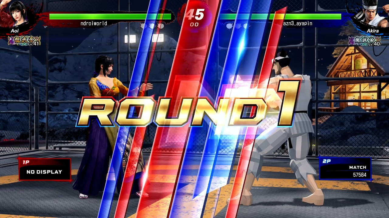 【VFes / VF5us 高段位戦】 龍武帝 梅小路葵 VS 鬼武帝 結城晶