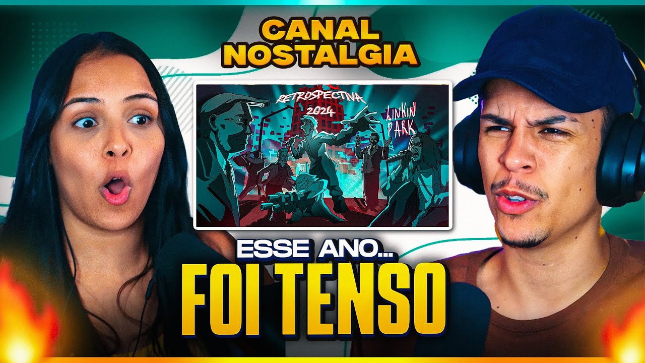 RETROSPECTIVA ANIMADA 2024 ♫ - Canal Nostalgia | [Casal Jounin React] 🔥