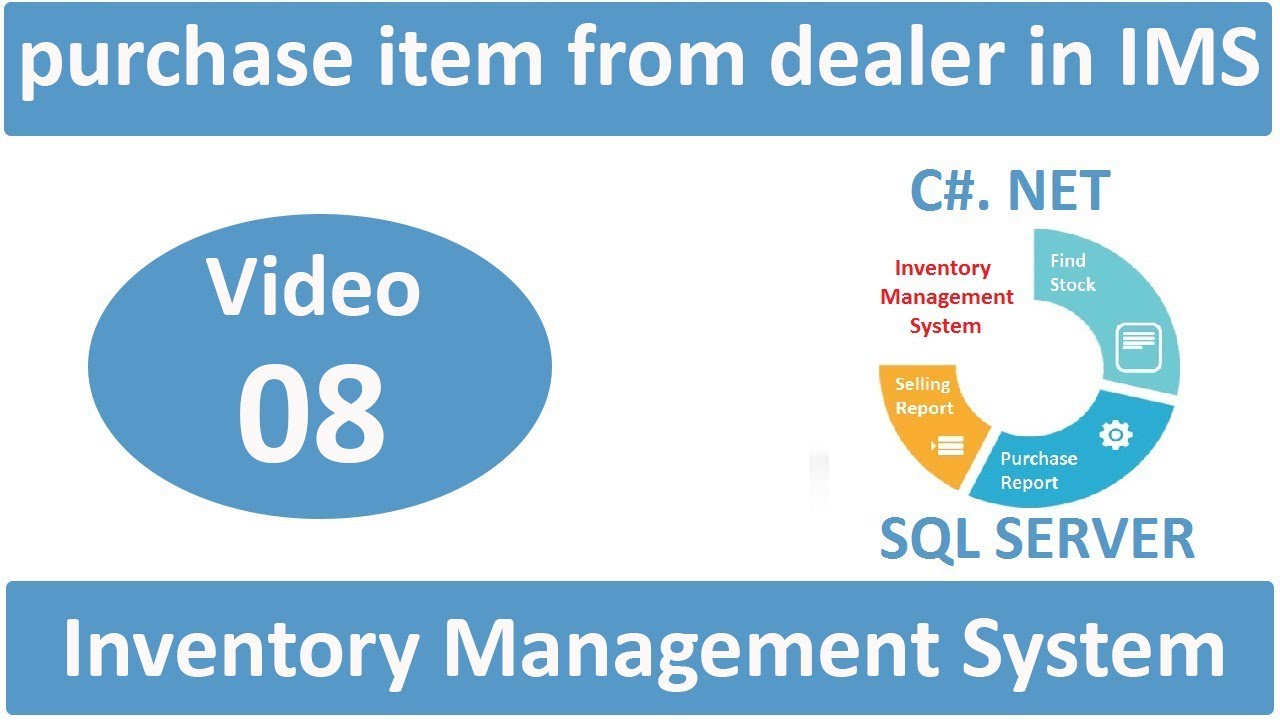 how to purchase item from dealer in inventory management system