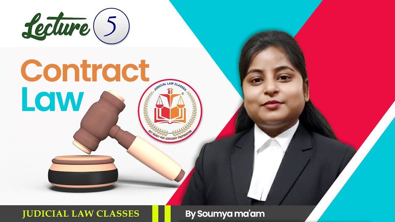 Contract Law Lecture 05: Essential Concepts for Judicial Services| Judicial Law Classes