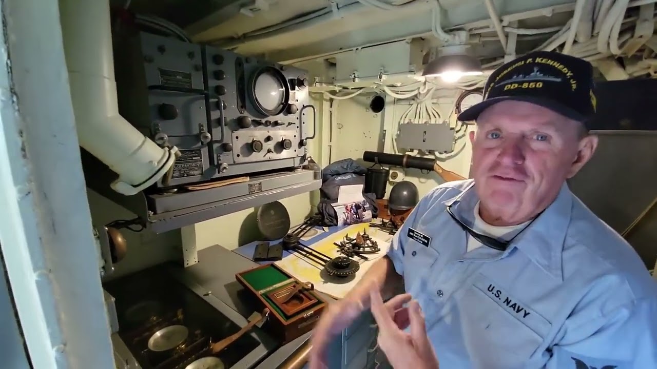 Chronometer and Clocks aboard a WWII Destroyer Escort