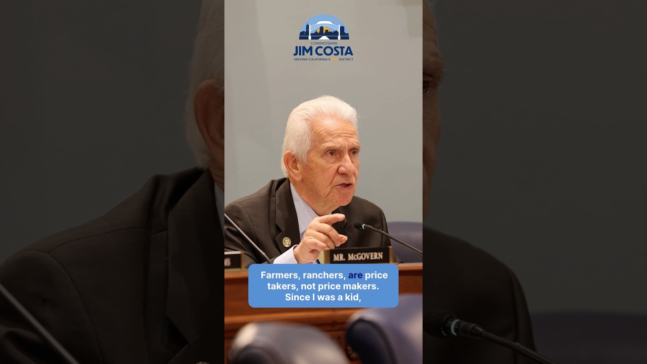 House Ag Committee Hearing: Rep. Costa Calls Out President Trump on Reckless & Chaotic Tariff War
