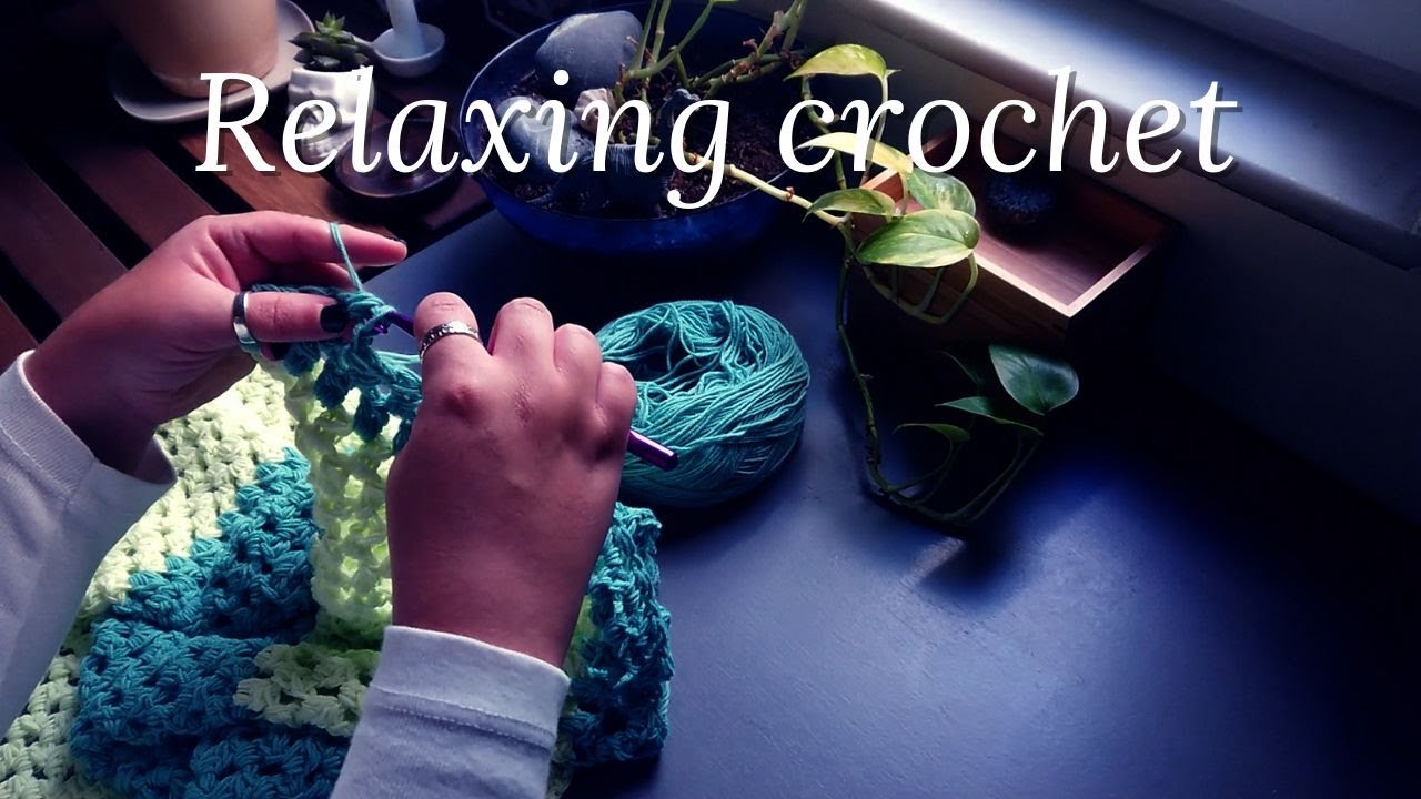 Relaxing crochet • Crochet with me • No talking