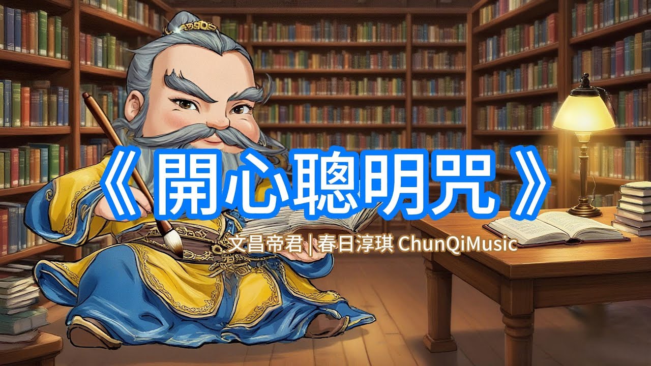 🎵【更新版】＃文昌帝君《開心聰明咒》｜重複播放 10 分鐘，歡迎舊雨新知一同唱歌🎵