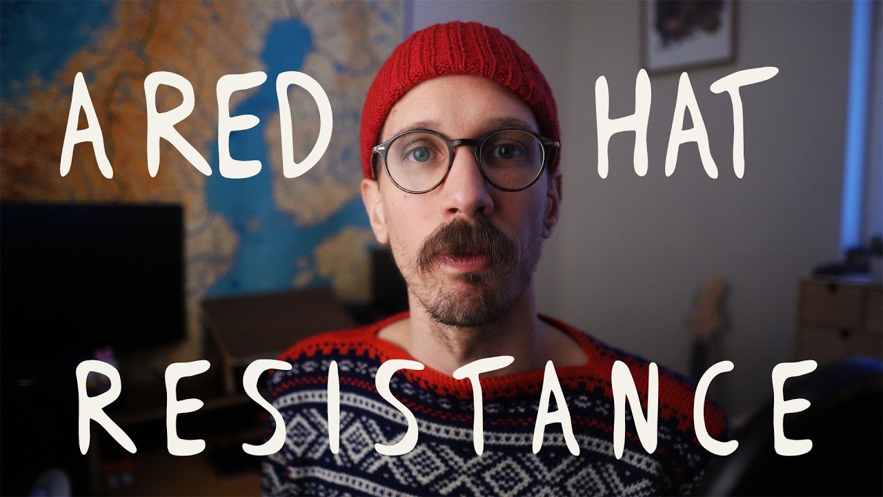 The Red Hat Resistance. February 26th. (my response to Minneapolis knitting red hats)