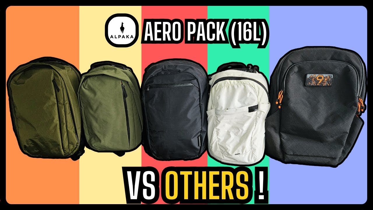 🆚ALPAKA Aero Pack 16L: как он в сравнении? (с Matador Refraction, Alpaka Metro и Bravo)