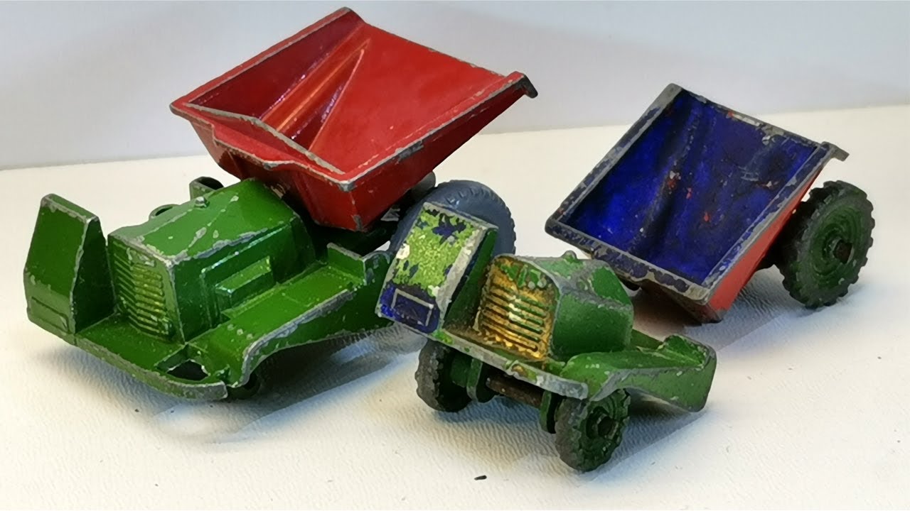 «Matchbox» реставрация Muir Hill Dumper 2A, литьевая машина Dumper 2B