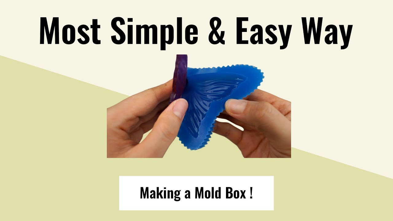 Most Simple and Easy Way to Make a Silicone Mold Box | No Leak Out | Make Your Own Resin Mold