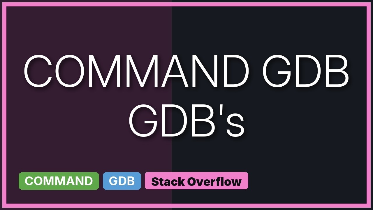 Обработка команд GDB