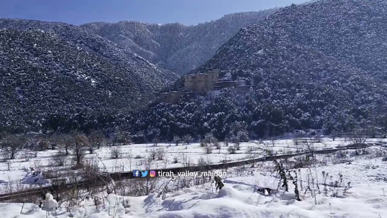 Nawab Fort | Nawab Zaman khan | Kukikhel | Tirah Valley Maidan Road | Snowfall 2022 | Khyber | Kpk