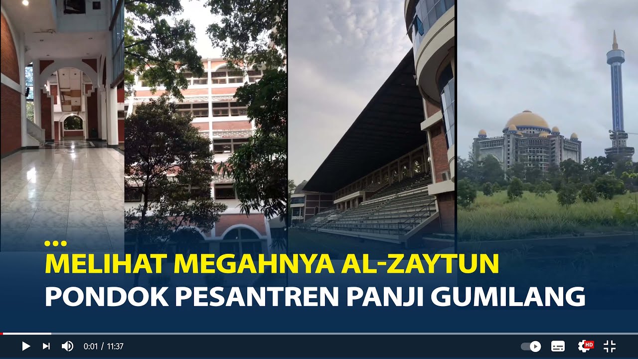 Melihat Megahnya Pondok Pesantren Al-Zaytun Panji Gumilang, Danau, Kebun Luas Hingga Galangan Kapal